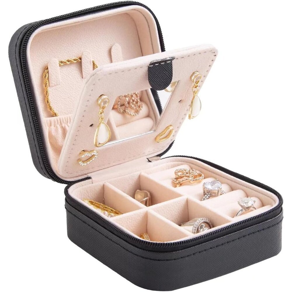 Travel jewelry case Travel jewelry box Travel Jewelry Organizer Small Jewelry Or